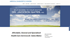 Desktop Screenshot of medicaldiagnosticchoices.com